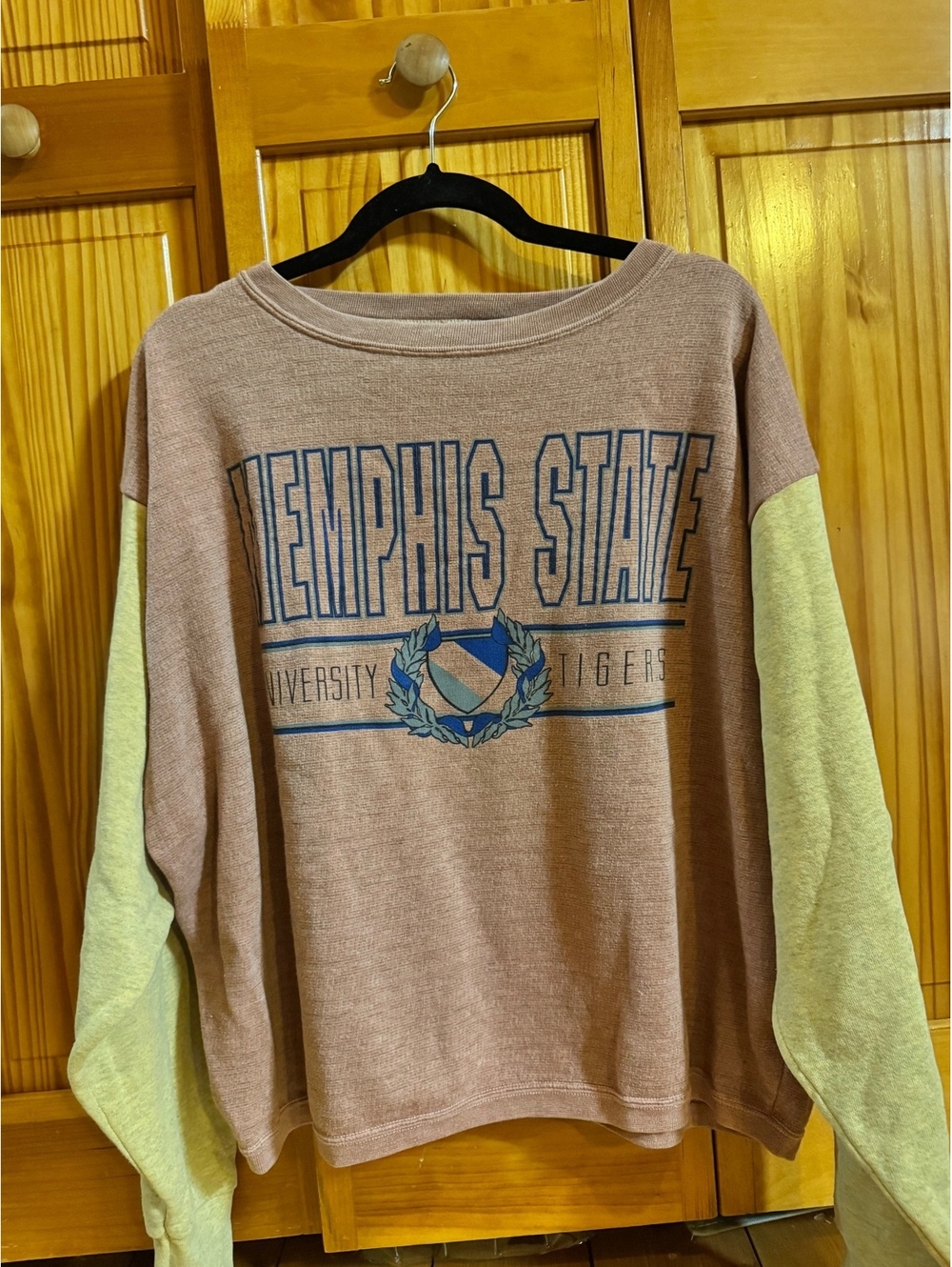 Gear Memphis State Pink Colorblock Long Sleeve Top